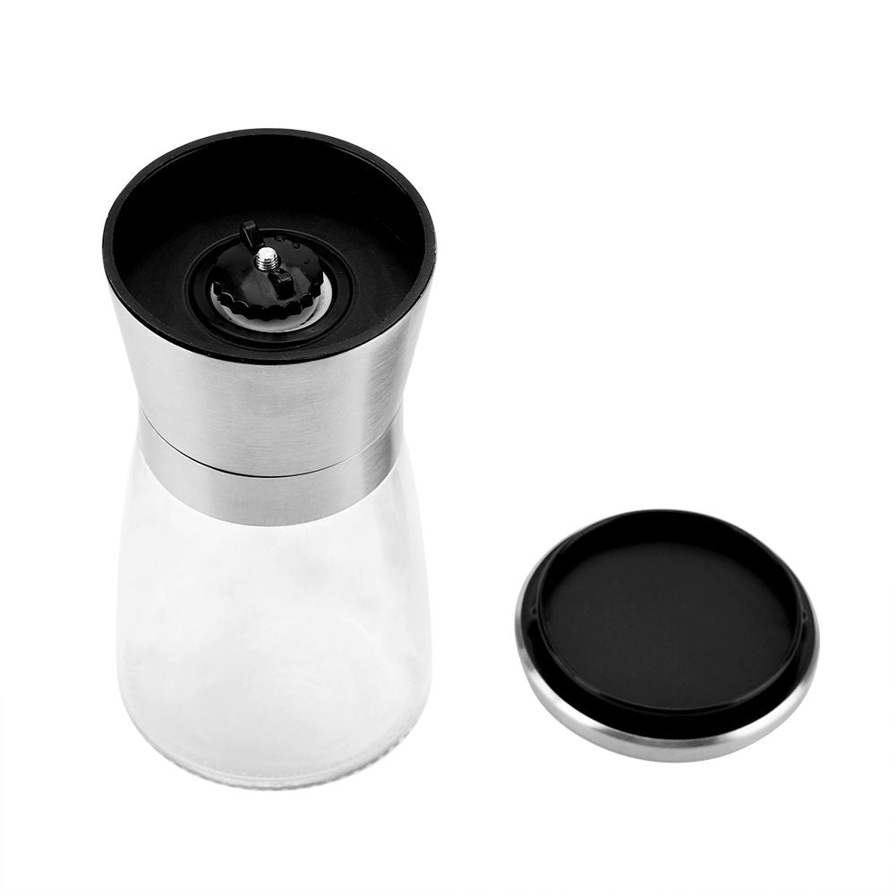Stainless Steel Manual Pepper Herbs Mill Shaker Spices Salts Kitchen Grinding Tool