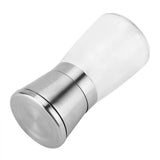 Stainless Steel Manual Pepper Herbs Mill Shaker Spices Salts Kitchen Grinding Tool - Rear View