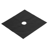 4Pcs Gas Range Stove Burner Covers Protector NOn Stick Oil Protection Mat Kitchen Tool(Black) - 45-Degree Angle