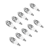 10Pcs Spark Plugs Brush Cutter Trimmer Chain Saw Replacement Accessories