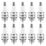 10Pcs Spark Plugs Brush Cutter Trimmer Chain Saw Replacement Accessories