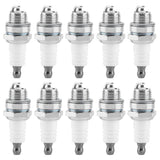 10Pcs Spark Plugs Brush Cutter Trimmer Chain Saw Replacement Accessories
