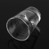 Small Glass Measuring Cup Oz / Ml / Teaspoon / Tablespoon 4 Scales 1ounce 30ml Kitchen Tool - Low Angle