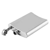 Stainless Steel Flask Pocket Bottle for Whiskey Liquor Wine Alcohol(8oz)
