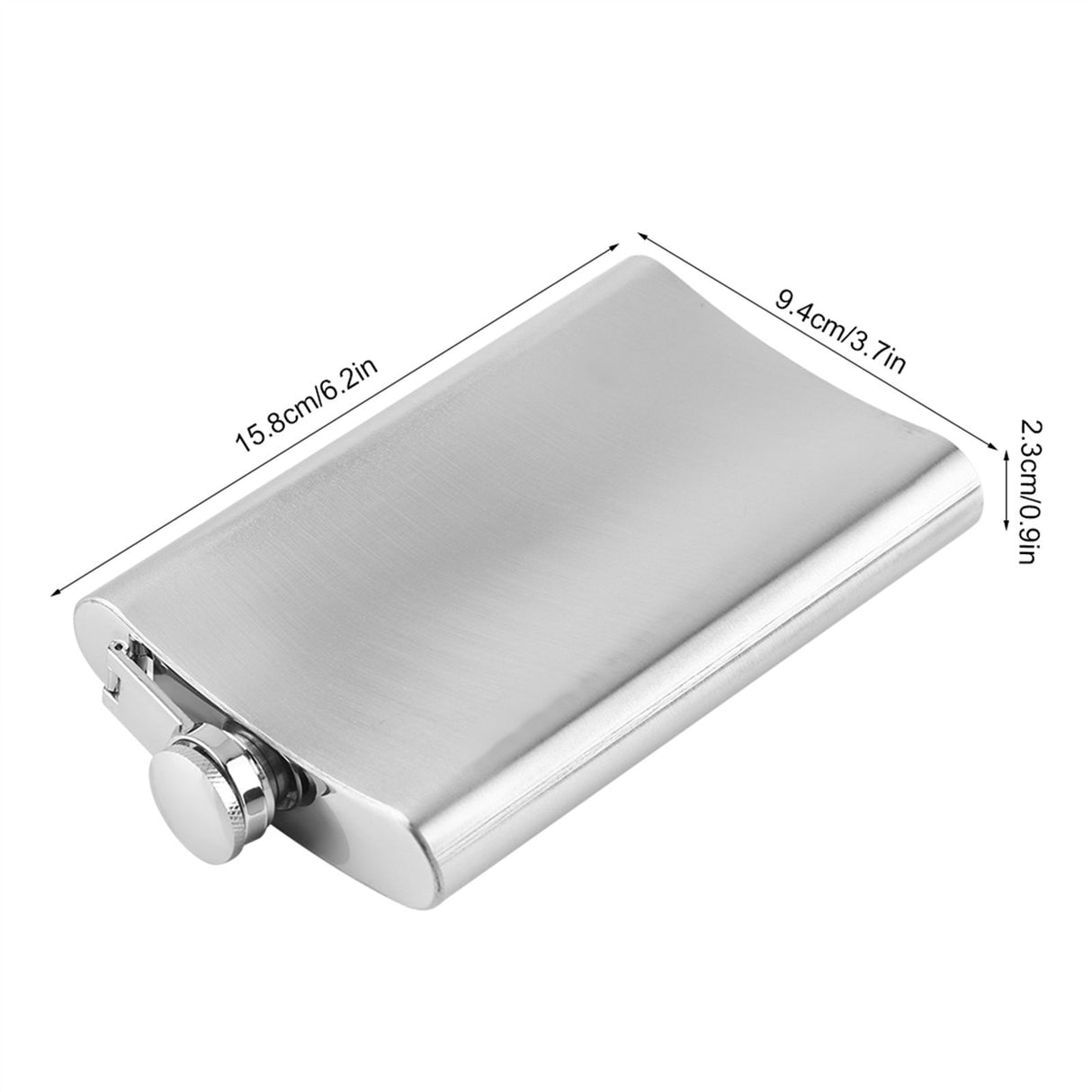 Stainless Steel Flask Pocket Bottle for Whiskey Liquor Wine Alcohol(10oz)