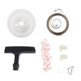 Pull Lawnmower Part Replacement Kit Starter Handle Pulley Rope Springs for 029 039 MS290 MS390 - Front View