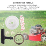 Pull Lawnmower Part Replacement Kit Starter Handle Pulley Rope Springs for 029 039 MS290 MS390 - Close-Up Angle