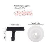 Pull Lawnmower Part Replacement Kit Starter Handle Pulley Rope Springs for 029 039 MS290 MS390 - Extra Image