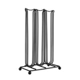 Black Color Chrome Plating Iron Coffee Capsule Storage Rack for Holding 42 Pieces Capsules - Front View