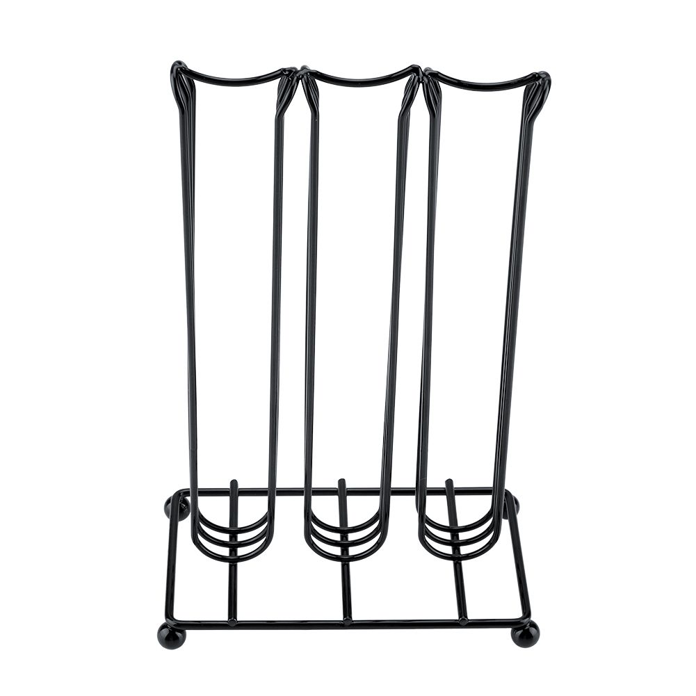 Black Color Chrome Plating Iron Coffee Capsule Storage Rack for Holding 42 Pieces Capsules