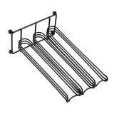 Black Color Chrome Plating Iron Coffee Capsule Storage Rack for Holding 42 Pieces Capsules