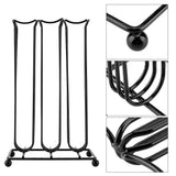 Black Color Chrome Plating Iron Coffee Capsule Storage Rack for Holding 42 Pieces Capsules