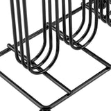 Black Color Chrome Plating Iron Coffee Capsule Storage Rack for Holding 42 Pieces Capsules - Extra Image