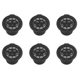 6Pcs Plastic and Stainless Steel Refillable Reusable Coffee Capsule Filters Baskets Replacement