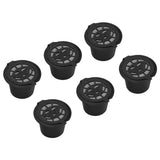6Pcs Plastic and Stainless Steel Refillable Reusable Coffee Capsule Filters Baskets Replacement