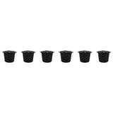 6Pcs Plastic and Stainless Steel Refillable Reusable Coffee Capsule Filters Baskets Replacement