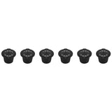 6Pcs Plastic and Stainless Steel Refillable Reusable Coffee Capsule Filters Baskets Replacement - Close-Up Angle