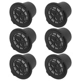 6Pcs Plastic and Stainless Steel Refillable Reusable Coffee Capsule Filters Baskets Replacement