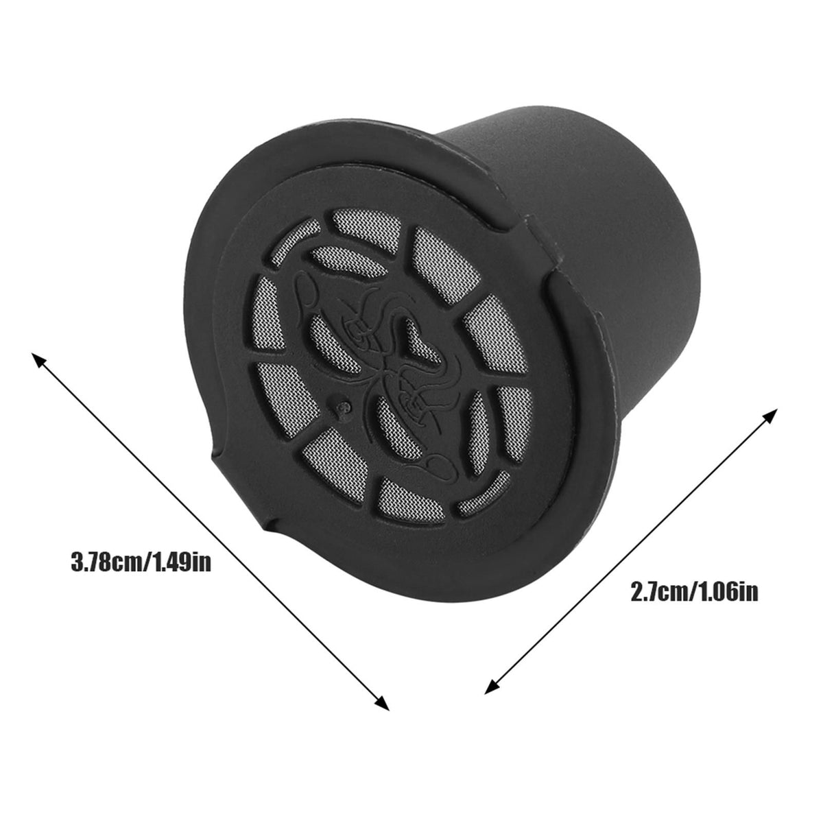 6Pcs Plastic and Stainless Steel Refillable Reusable Coffee Capsule Filters Baskets Replacement