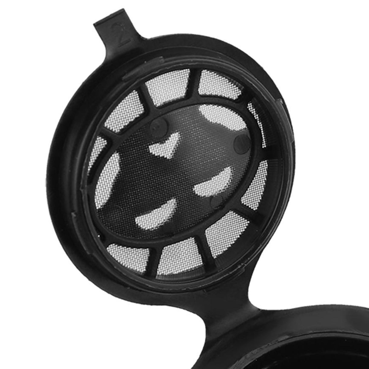 6Pcs Plastic and Stainless Steel Refillable Reusable Coffee Capsule Filters Baskets Replacement
