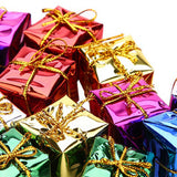 12PCS Gift Box Pendant Hanging Ornament for Christmas Tree Xmas Parties Decor