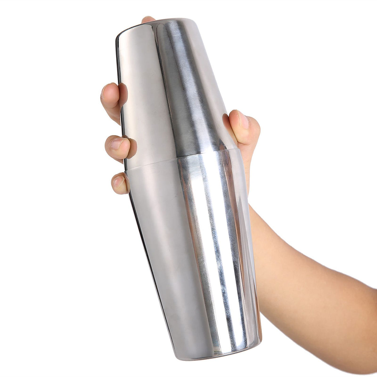 Stainless Steel Wine Cocktail Shaker Set Mixing Making Drinking Container Barware (800/600ml)