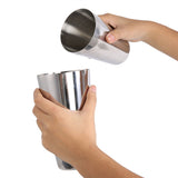 Stainless Steel Wine Cocktail Shaker Set Mixing Making Drinking Container Barware (800/600ml)