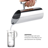 Stainless Steel Water Jug with Ice Guard Cold Drinking Pitcher Home Hotel Serving Tool (1.5L)