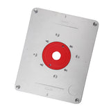 300mm X 235mm X 9.5mm DIY Router Table Insert Plate and Insert Ring Woodworking - Rear View