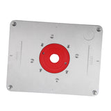 300mm X 235mm X 9.5mm DIY Router Table Insert Plate and Insert Ring Woodworking
