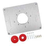 300mm X 235mm X 9.5mm DIY Router Table Insert Plate and Insert Ring Woodworking - Extra Image