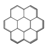 1Pc DIY Garden Path Maker Mold Concrete Stepping Stone Cement Paving Mould Brick - Front View