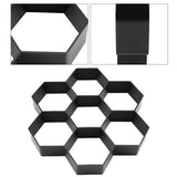 1Pc DIY Garden Path Maker Mold Concrete Stepping Stone Cement Paving Mould Brick