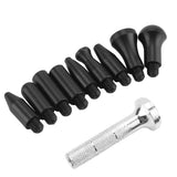 Knock Down Tools Tap Down Pen with Rubber Heads Paintless Dent Repair Hand Tool Set - Side View