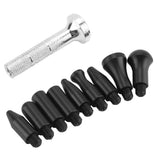 Knock Down Tools Tap Down Pen with Rubber Heads Paintless Dent Repair Hand Tool Set - Close-Up Angle