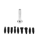 Knock Down Tools Tap Down Pen with Rubber Heads Paintless Dent Repair Hand Tool Set - Low Angle