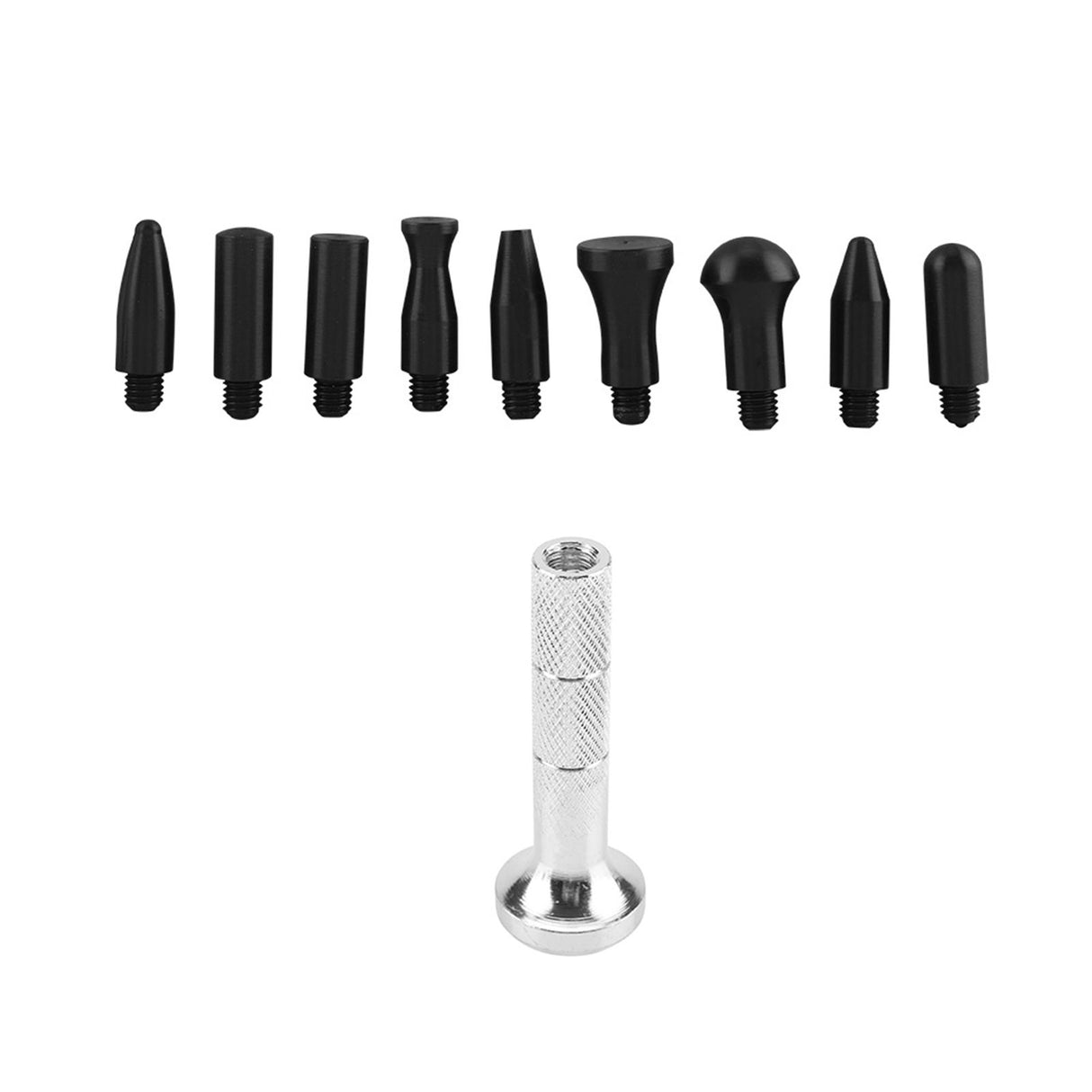 Knock Down Tools Tap Down Pen with Rubber Heads Paintless Dent Repair Hand Tool Set