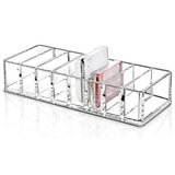 Plastic Washable Transparent Toiletry Rack Cosmetic Shelf Holder in Home Store