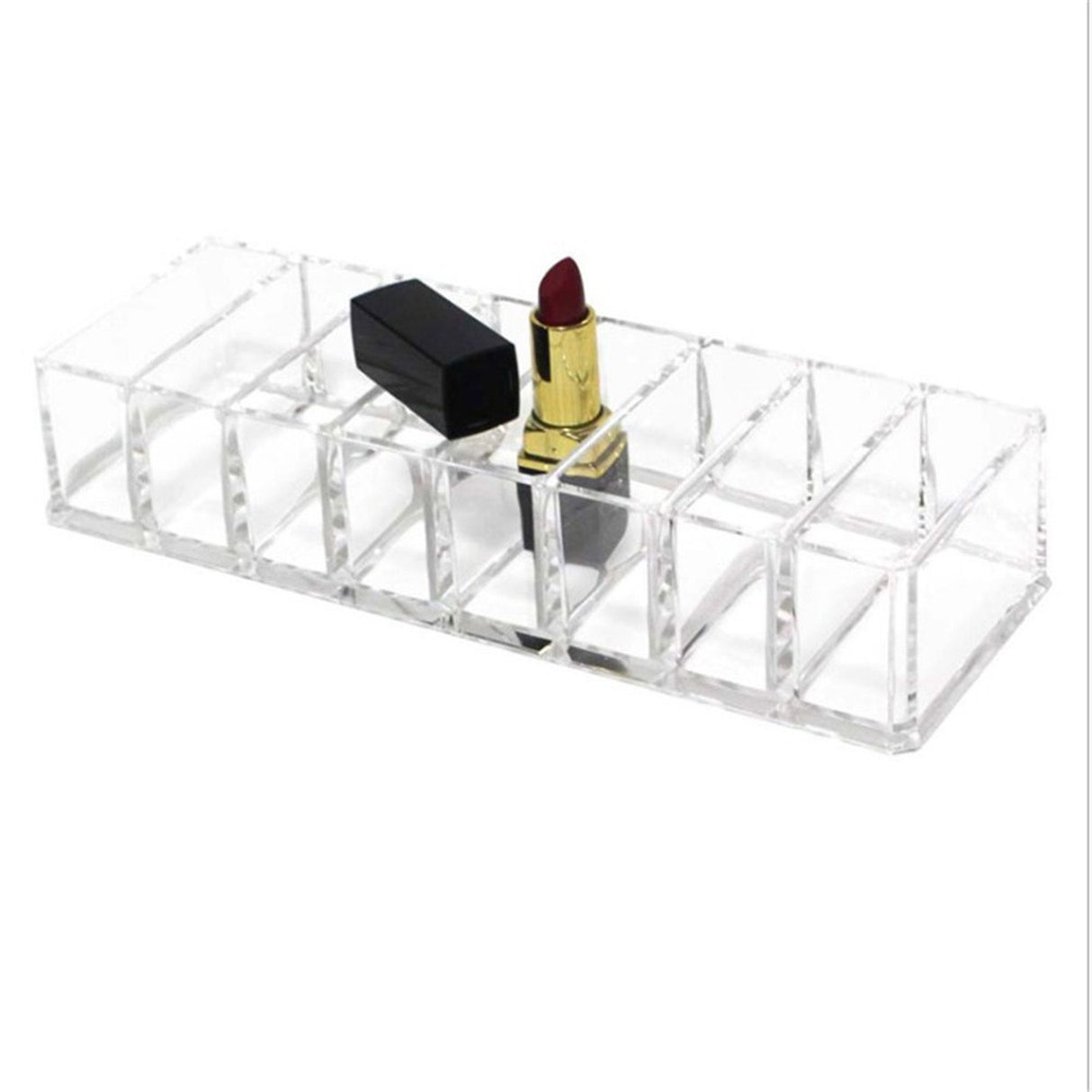 Plastic Washable Transparent Toiletry Rack Cosmetic Shelf Holder in Home Store