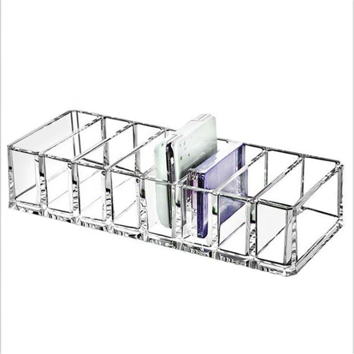 Plastic Washable Transparent Toiletry Rack Cosmetic Shelf Holder in Home Store