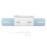 Anti wind Shield Air Conditioning Wind Shield Retractable Windshield Deflector Blue