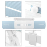 Anti wind Shield Air Conditioning Wind Shield Retractable Windshield Deflector Blue - Extra Image