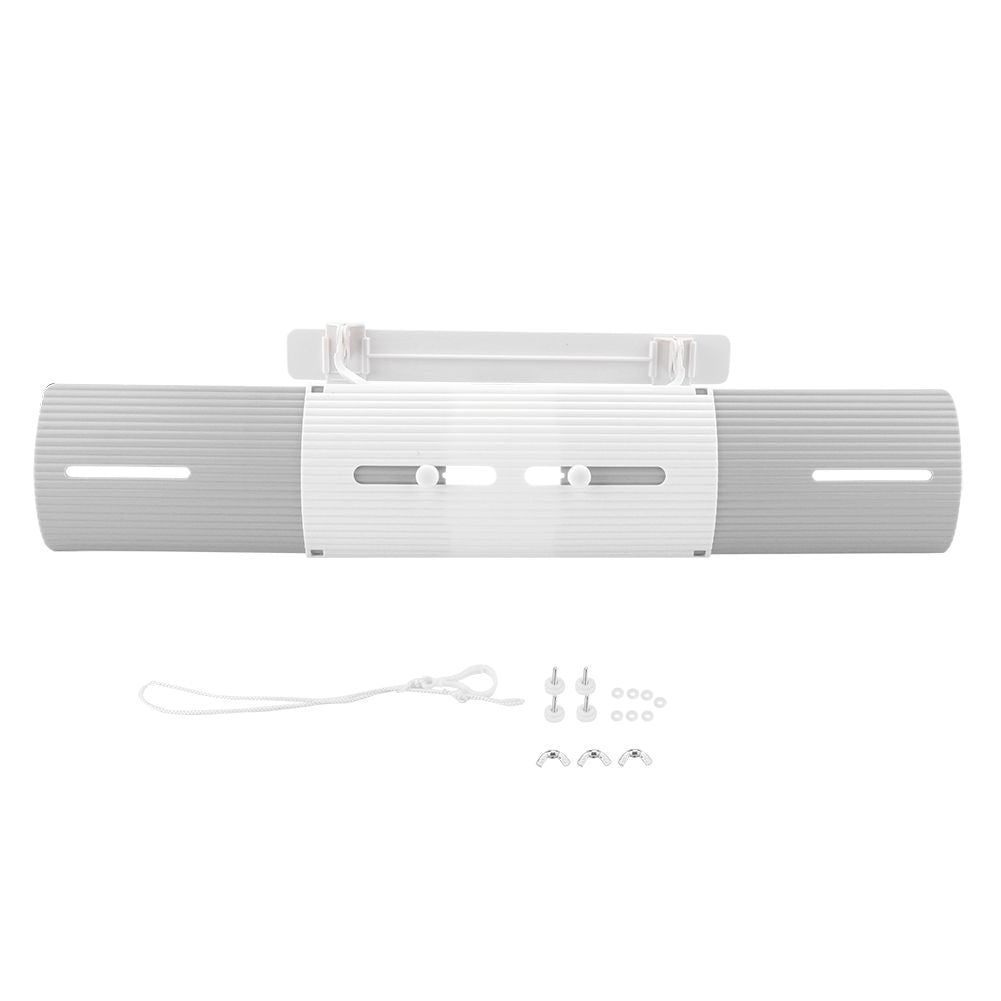 Anti wind Shield Air Conditioning Wind Shield Retractable Windshield Deflector Grey