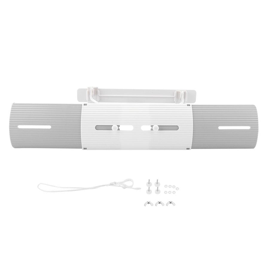 Anti wind Shield Air Conditioning Wind Shield Retractable Windshield Deflector Grey