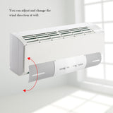 Anti wind Shield Air Conditioning Wind Shield Retractable Windshield Deflector Grey
