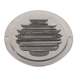 Stainless Steel Wall Air Vent Round Flat Grille Ducting Ventilation Cover Outlet Insect Mesh