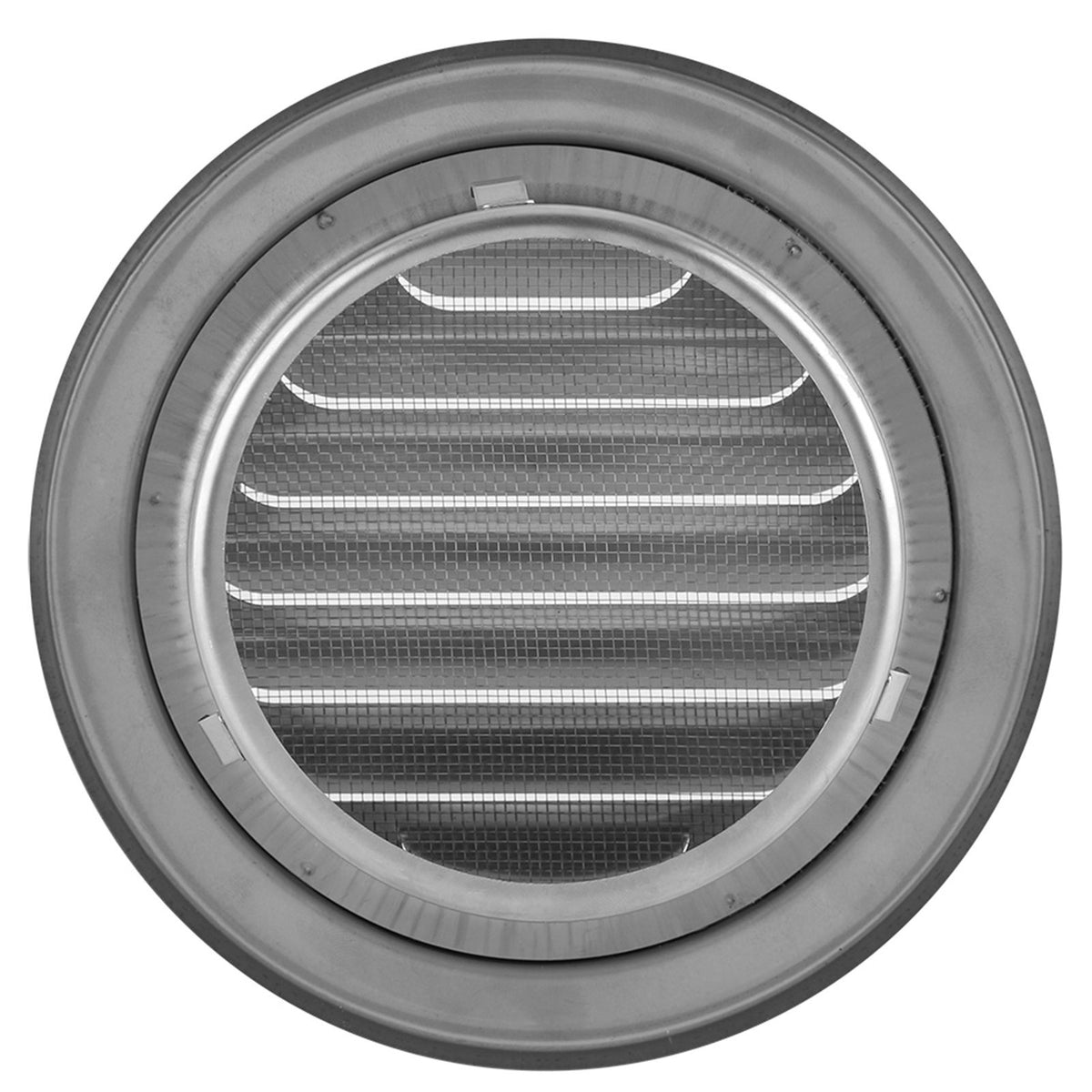 Stainless Steel Wall Air Vent Round Flat Grille Ducting Ventilation Cover Outlet Insect Mesh