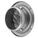 Stainless Steel Wall Air Vent Round Flat Grille Ducting Ventilation Cover Outlet Insect Mesh