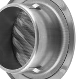 Stainless Steel Wall Air Vent Round Flat Grille Ducting Ventilation Cover Outlet Insect Mesh - Extra Image