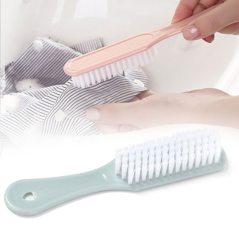 1Pc Plastic Shoes Brush Washing Clothes Brushes Cleaning Sneakers Household Supplies(Blue)